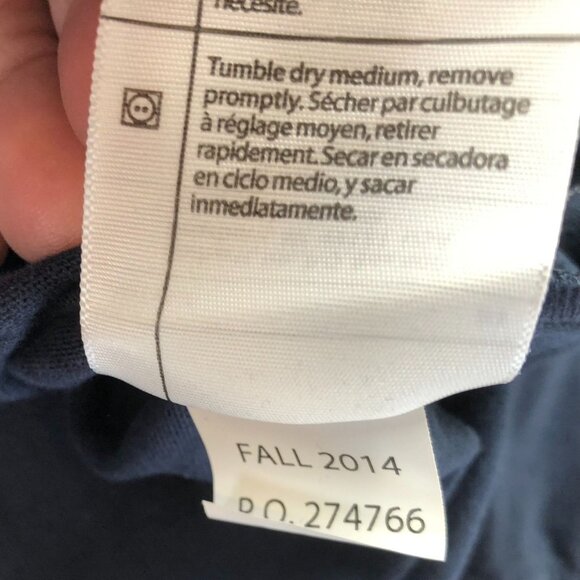 NWT Carhartt Mens Work Polo Shirt Medium Long Sleeve Navy Relaxed Classic Casual - Picture 11 of 13